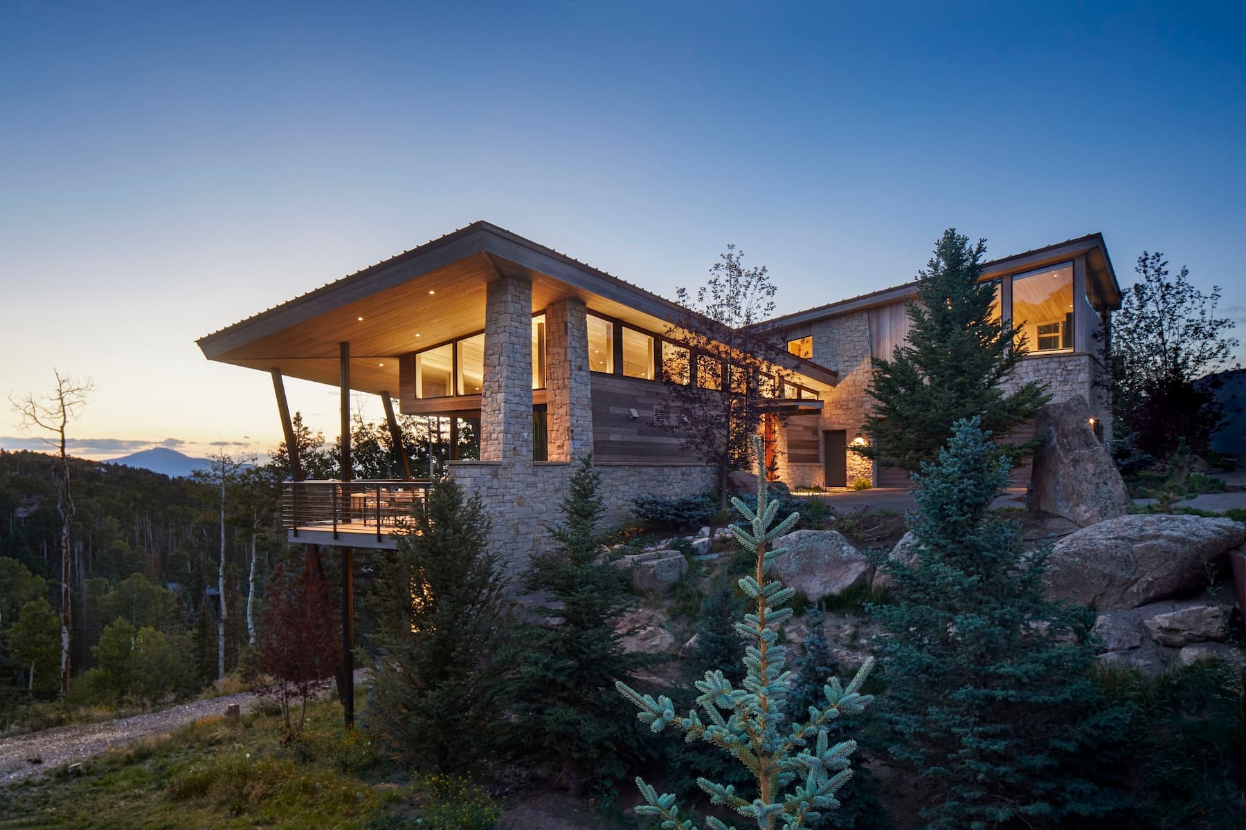 Taten residence — custom mountain home by Osborne Builders in Telluride, CO